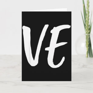 Lo Ve Love Matching Couple Husband Wife Valentines Card