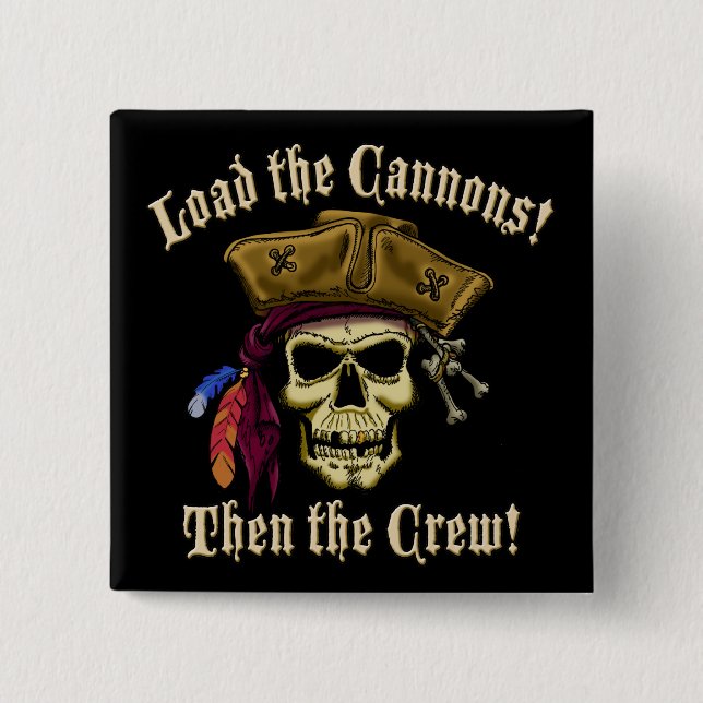 Load the Cannons 15 Cm Square Badge (Front)