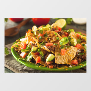 Loaded Beef and Cheese Nachos Mexican Food Picture
