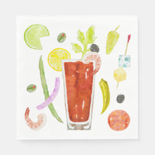 Loaded Bloody Mary Paper Napkins