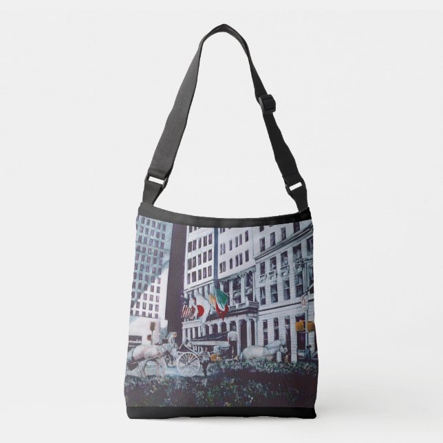 Loaded with Personal Imagery, New York City Crossbody Bag (Front)