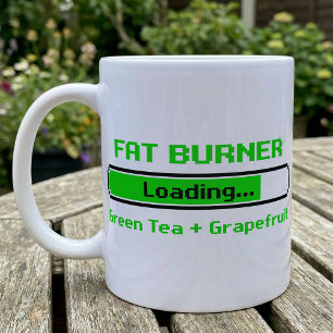 Loading Bar Fitness Humor Green Tea Grapefruit Coffee Mug