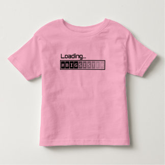 Loading Big Sister - Pink Toddler T-Shirt