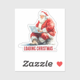 Loading Christmas Funny Santa Design
