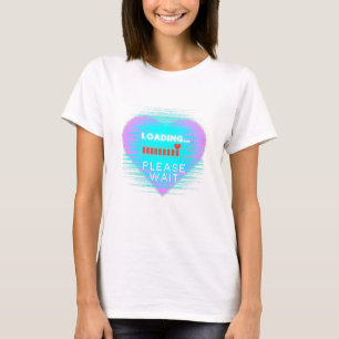 Loading Heart Retro Gamer T-Shirt