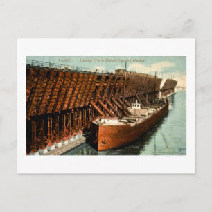 Loading Ore in Duluth-Superior Harbour Postcard