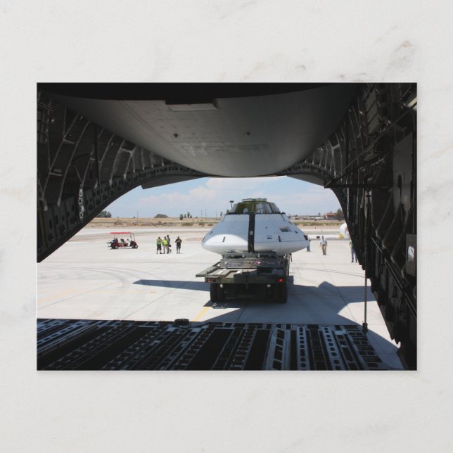 Loading Orion's Spacecraft Postcard (Front)