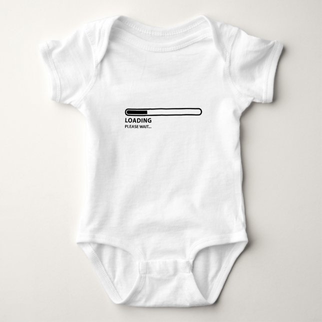Loading Please Wait Bodysuit (Front)