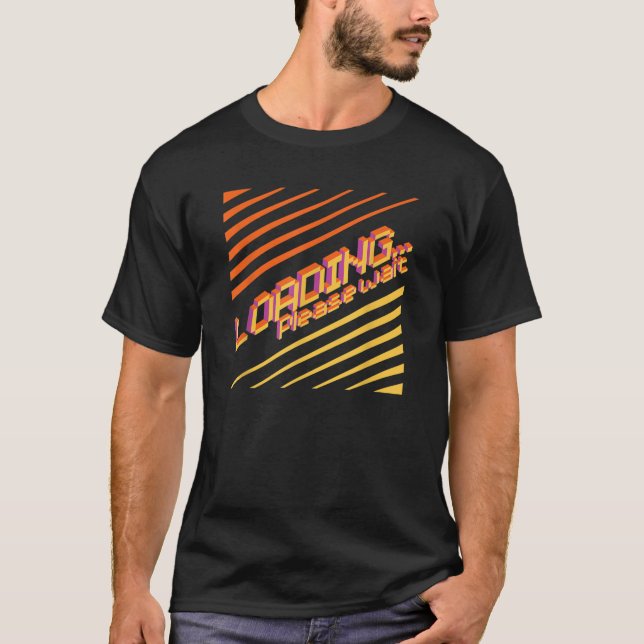 Loading Please Wait I Controller PS5 Gaming T-Shirt (Front)