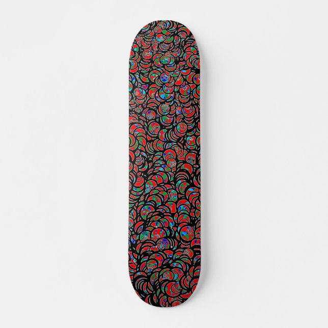Loads of Circles - Multi-colour Skateboard (Front)