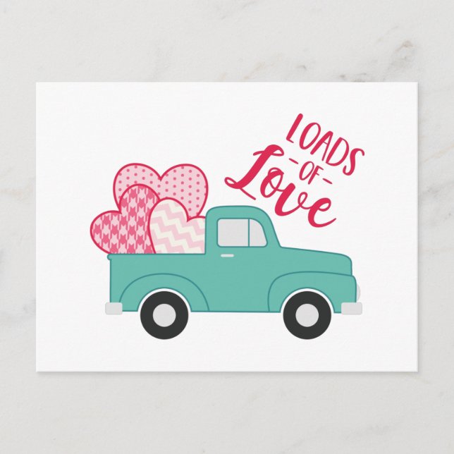 Loads Of Love Postcard (Front)