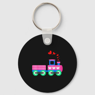 Loads Of Love Train Valentine Day - Train Operator Key Ring