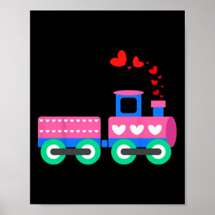 Loads Of Love Train Valentine Day - Train Operator Poster