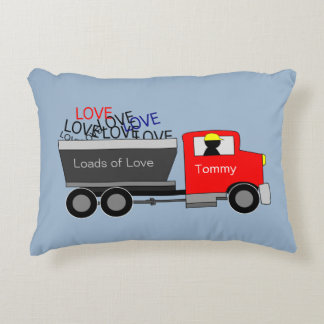 "Loads of Love" Truck Personalised Decorative Cushion