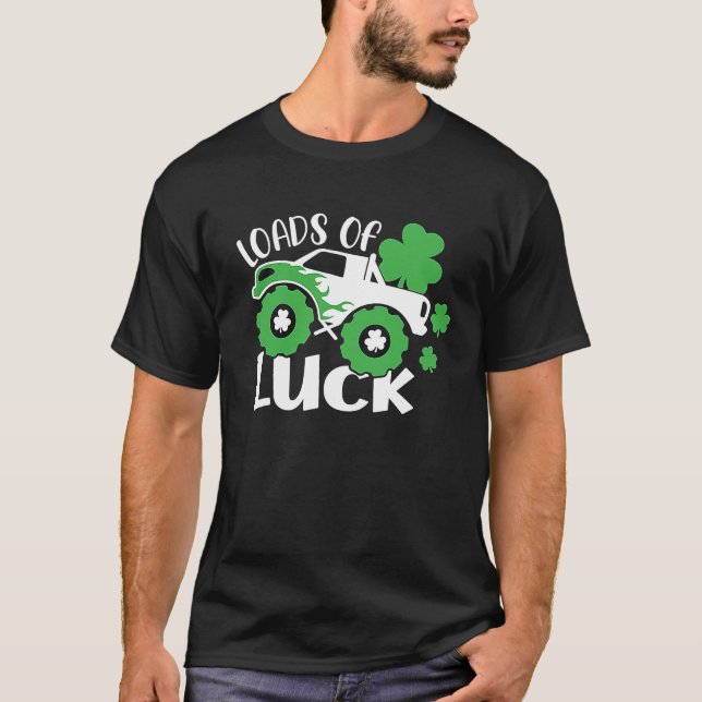 Loads Of Luck Boys Truck St Patricks Day Toddler L T-Shirt (Front)