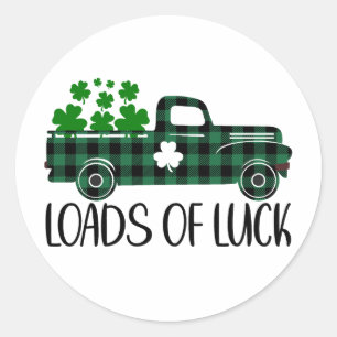 Loads of Luck 🍀✨ Classic Round Sticker