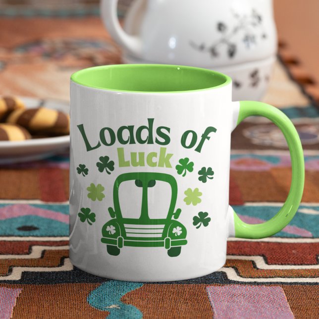 Loads Of Luck St Patrick's Day Truck Mug (Loads Of Luck St Patrick's Day Truck Mug
)