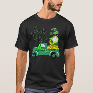 Loads Of Luck Truck Gnome St Patrick S Day Shamroc T-Shirt