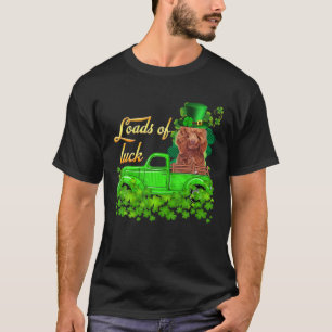 Loads Of Luck Truck Poodle St Patrick's Day T-Shirt