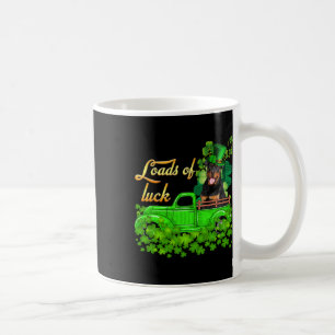 Loads Of Luck Truck Rottweiler St Patrick's Day Coffee Mug