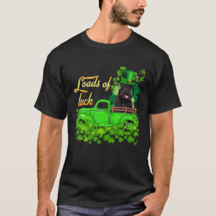 Loads Of Luck Truck Schnauzer St Patrick's Day T-Shirt