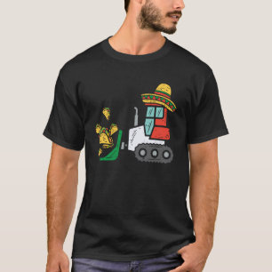 Loads of Tacos Bulldozer Cinco De Mayo Kid Baby Bo T-Shirt
