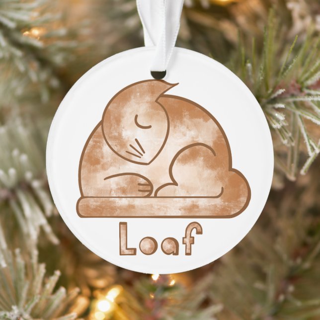 Loaf Cat Ornament (Tree)