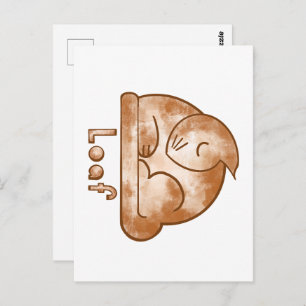 Loaf Cat Postcard
