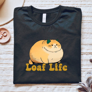 Loaf Lift Fat Cat Funny T-Shirt