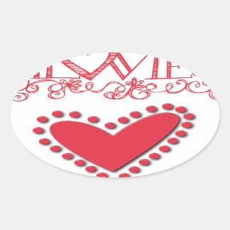 loaf oval sticker