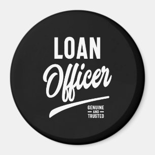 Loan Officer Job Title Gift Magnet