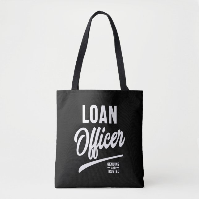 Loan Officer Job Title Gift Tote Bag (Front)