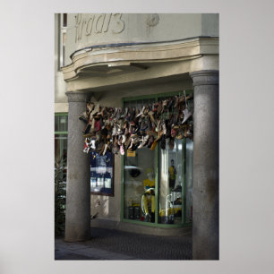 Lobau's Secret: A Unique German Sport Shop Poster