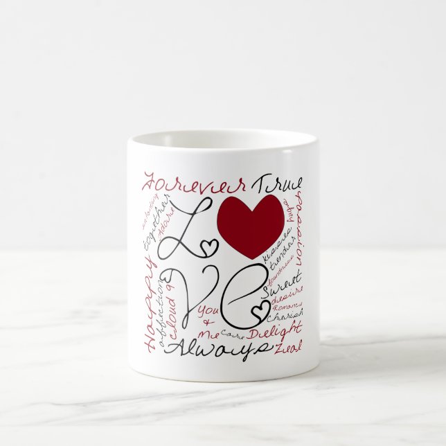 Lobe Collage - Change Colour Coffee Mug (Center)