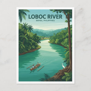 Loboc River Philippines Souvenir Postcard