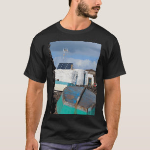 Lobos Island Fishing Cottages Vertical T-Shirt