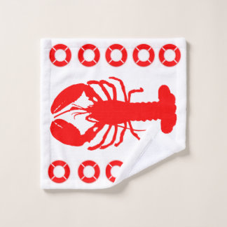 Lobster and Life Preserver Towel Set