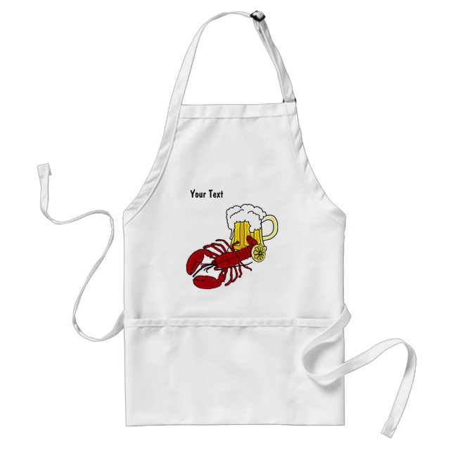 Lobster Apron with Custom Text (Front)