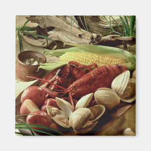 Lobster bake magnet