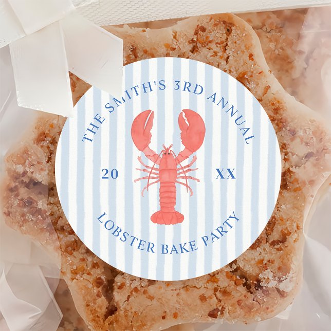  Lobster Bake Nautical Sticker (Creator Uploaded)