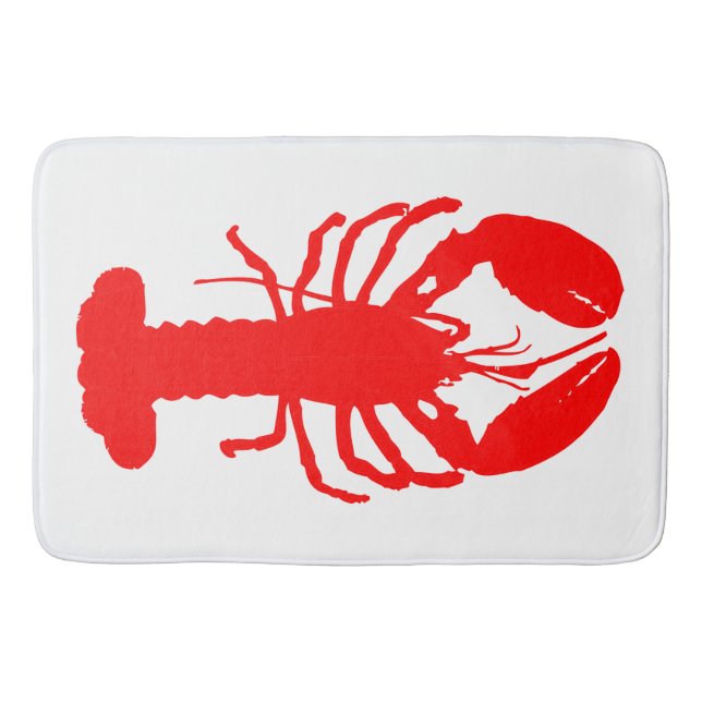 Lobster Bathroom Mat (Front)
