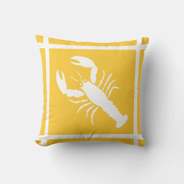 Lobster | Beach House Cushion (Front)