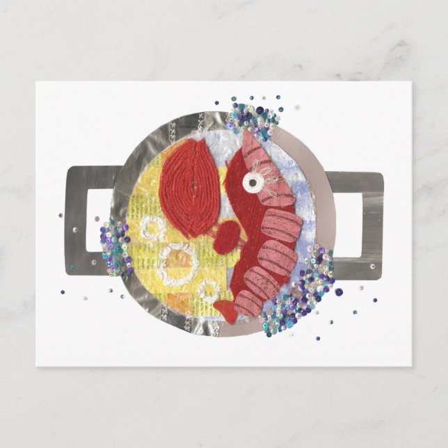 Lobster Beach No Background Postcard (Front)