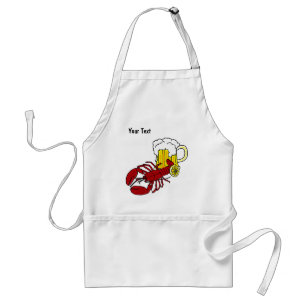 Lobster Beer Apron Template