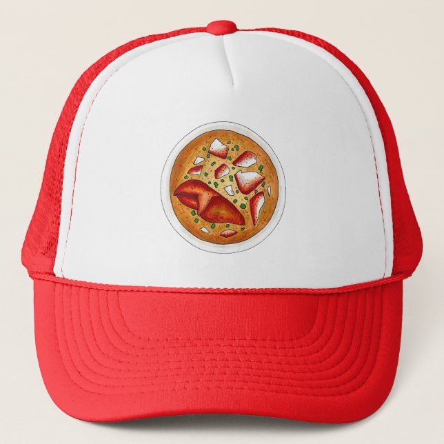 Lobster Bisque Soup Seafood Food Cooking Cuisine Trucker Hat (Front)