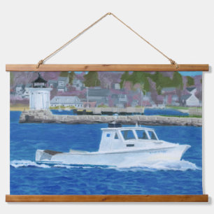 Lobster Boat Portland, Maine Hanging Tapestry