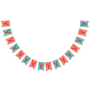 Lobster Boil Birthday Party Cute Kids Bunting