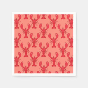 Lobster Boil Birthday Party Cute Kids Napkin
