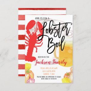 Lobster Boil Invitation