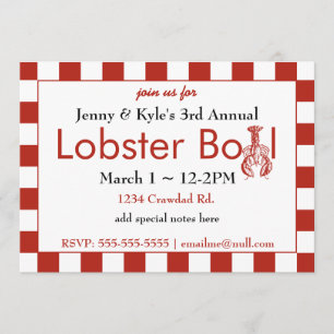 Lobster Boil Invitations